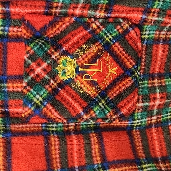 Ralph Lauren Plaid Herringbone Twill Sleep Set Size XL - Picture 11 of 14